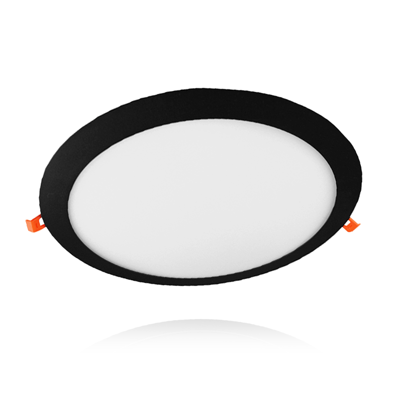 LED Downlight Zwart - SLIMLine - Zaagmaat Ø280 - 295 mm - 22 Watt - Outledtl.nl